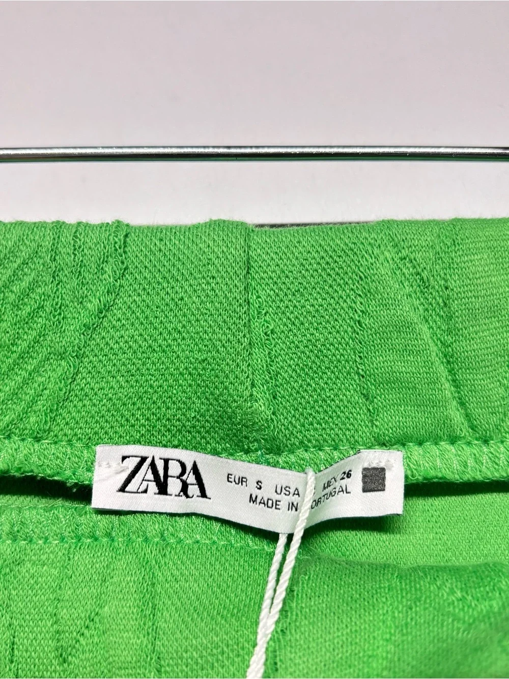 ✨Zara Green Cable-Knit Mini Skirt Size S